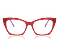 Tom Ford FT5709-B Women's Glasses, Red, Size 54