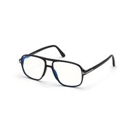 TOM FORD FT5737-B 001 Man Optical frames Acetate Black Squared Normal