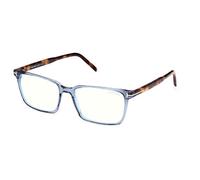 TOM FORD FT5802-B 090 Man Optical frames Acetate Blue Squared Anti-blue light