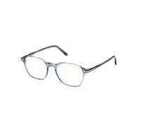 TOM FORD FT5804-B 090 Man Optical frames Acetate Blue Geometric Normal