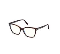 TOM FORD FT5812-B 052 Woman Optical frames Acetate Havana Butterfly Normal
