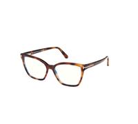 TOM FORD FT5812-B 053 Woman Optical frames Acetate Havana Butterfly Normal