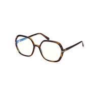 TOM FORD FT5814-B 052 Woman Optical frames Injected Havana Geometric Normal