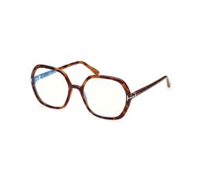 TOM FORD FT5814-B 053 Woman Optical frames Injected Havana Geometric Normal