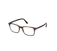 TOM FORD FT5831-B 052 Man Blue light blocking glasses Acetate Havana Squared Anti-blue light