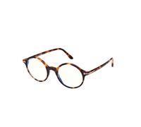 TOM FORD FT5834-B 053 Man Optical frames Acetate Havana Round Normal