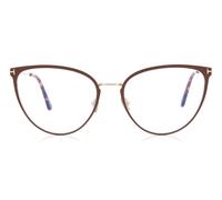 Tom Ford FT5840-B Women's Glasses, Brown, Size 56