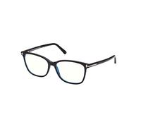 TOM FORD FT5842-B 001 Woman Optical frames Acetate Black Squared Anti-blue light