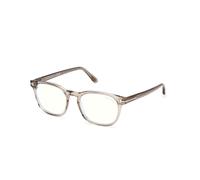 TOM FORD FT5868-B 045 Man Optical frames Acetate Brown Squared Normal