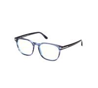 TOM FORD FT5868-B 092 Man Optical frames Acetate Blue Squared Normal