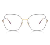 Tom Ford FT5876-B Women's Glasses, Silver, Size 56