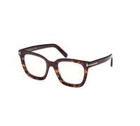 TOM FORD FT5880-B 052 Woman Optical frames Acetate Havana Squared Normal