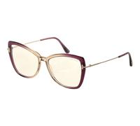 Tom Ford Ft5882-B-083-55 Classic Pair Of Glasses In Purple Purple One Size