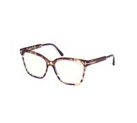 TOM FORD FT5892-B 055 Woman Optical frames Acetate Havana Squared Normal