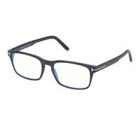 TOM FORD FT5938-B 091 Man Optical frames Acetate Blue Squared Normal
