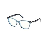 TOM FORD FT5949-B 092 Woman Optical frames Acetate Blue Cat Eye Normal