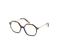 TOM FORD FT5952-B 052 Woman Optical frames Acetate Havana Geometric Normal