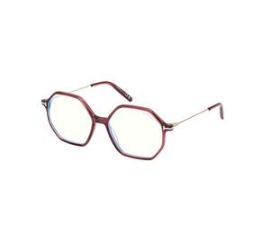 TOM FORD FT5952-B 069 Woman Optical frames Acetate Bordeaux Geometric Normal