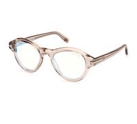 Tom Ford FT5962-B Men's Glasses, Brown, Size 50
