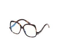 TOM FORD FT5968-B 052 Woman Optical frames Acetate Havana Squared Normal