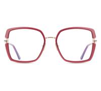 TOM FORD FT5985-B 075 Woman Optical frames Injected Fuchsia Squared Normal