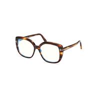 Tom Ford Optical Frames FT6043-B 055 Acetate Havana Squared 53 mm Women's