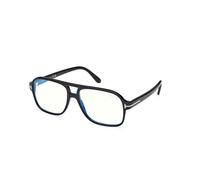 TOM FORD FT6058-B 001 Man Optical frames Acetate Black Squared Normal