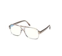 TOM FORD FT6058-B 051 Man Optical frames Acetate Grey Squared Normal