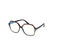 TOM FORD FT6062-B 052 Woman Optical frames Acetate Havana Geometric Normal