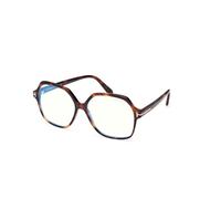 TOM FORD FT6062-B 053 Woman Optical frames Acetate Havana Geometric Normal
