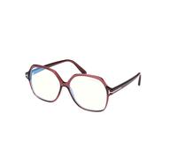 TOM FORD FT6062-B 071 Woman Optical frames Acetate Bordeaux Geometric Normal