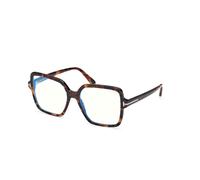 TOM FORD FT6063-B 052 Woman Optical frames Acetate Havana Squared Normal