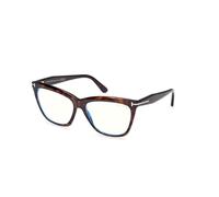 TOM FORD FT6064-B 052 Woman Optical frames Acetate Havana Cat Eye Normal