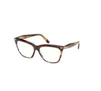 TOM FORD FT6064-B 055 Woman Optical frames Acetate Havana Cat Eye Normal