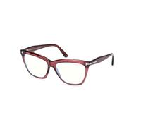 TOM FORD FT6064-B 071 Woman Optical frames Acetate Bordeaux Cat Eye Normal