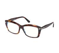 TOM FORD FT6065-B 055 Woman Optical frames Acetate Havana Squared Normal