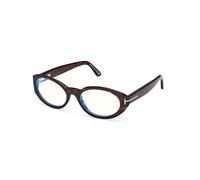 TOM FORD FT6067-B 052 Woman Optical frames Acetate Havana Round Normal