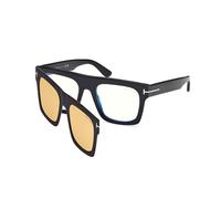 TOM FORD FT6068-B 001 Man Optical frames Acetate Black Brown Squared Normal