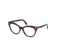 TOM FORD FT6091-B 052 Woman Optical frames Acetate Havana Cat Eye Normal