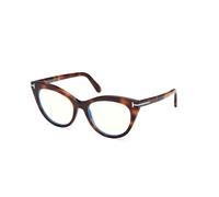 TOM FORD FT6091-B 053 Woman Optical frames Acetate Havana Cat Eye Normal