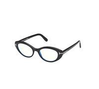 TOM FORD FT6092-B 001 Woman Optical frames Acetate Black Round Normal