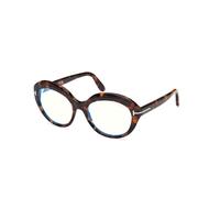 TOM FORD FT6095-B 052 Woman Optical frames Acetate Havana Round Normal
