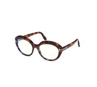 TOM FORD FT6095-B 053 Woman Optical frames Acetate Havana Round Normal