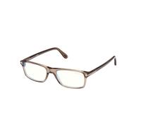 TOM FORD FT6119-B 048 Man Optical frames Acetate Brown Squared Normal