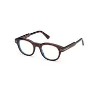 TOM FORD FT6121-B 052 Man Optical frames Acetate Havana Round Normal