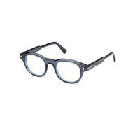 TOM FORD FT6121-B 090 Man Optical frames Acetate Blue Round Normal