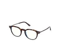 TOM FORD FT6125-B 052 Man Optical frames Acetate Havana Round Normal