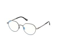 TOM FORD FT6127-B 008 Man Optical frames Metal Gunmetal Round Normal