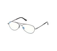 TOM FORD FT6128-B 008 Man Optical frames Metal Gunmetal Pilot Normal