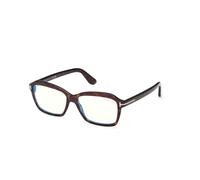 TOM FORD FT6129-B 52 Woman Optical frames Acetate Havana Squared Normal